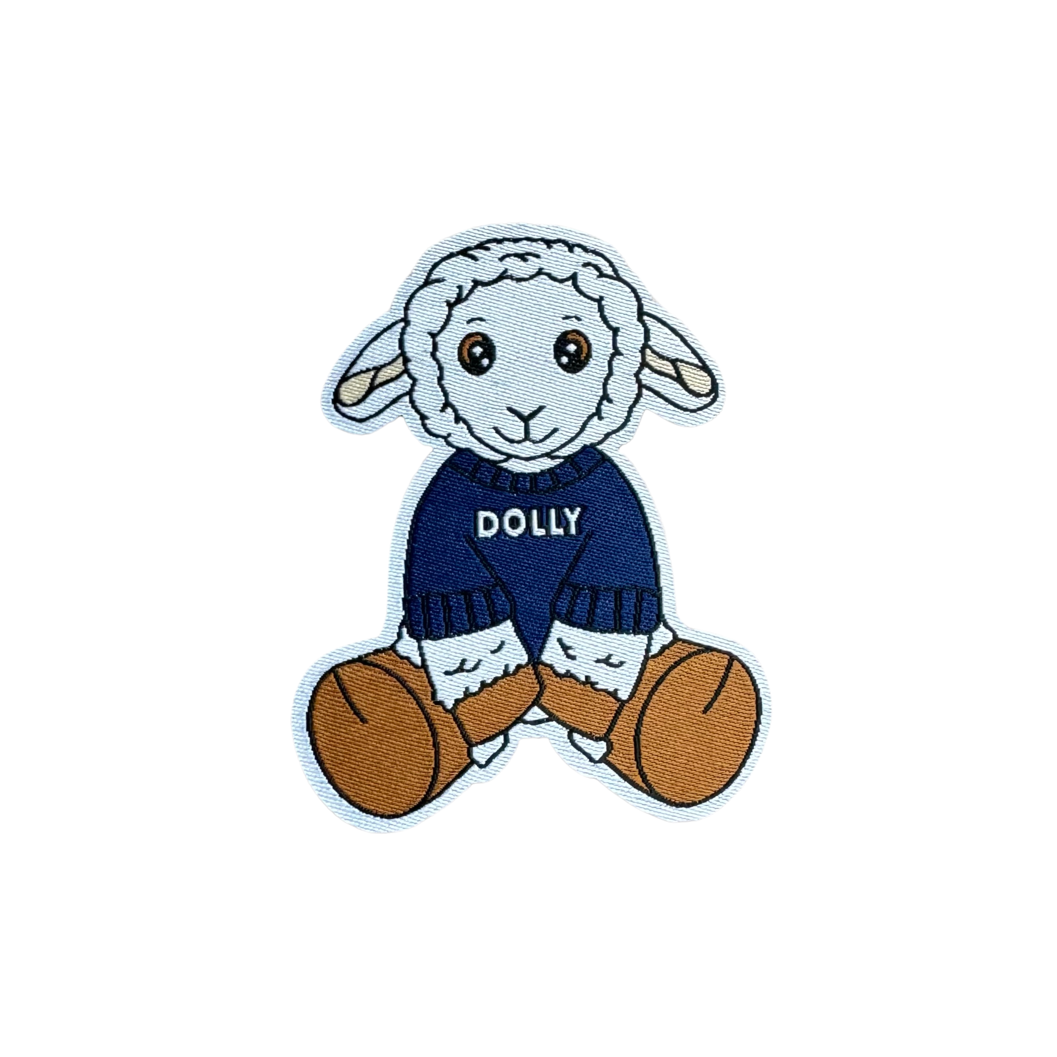 Dolly the Sheep Woven Patch